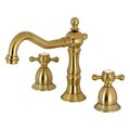 Kingston Brass KS1977BX 8" Widespread Bathroom Faucet, Brushed Brass KS1977BX